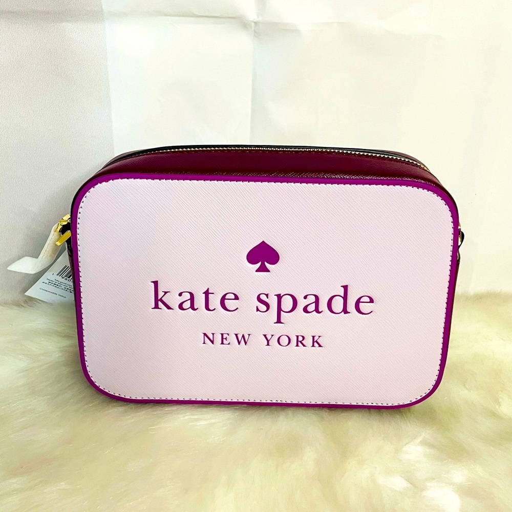 New with tag Kate Spade Colorblock Mini Camera Bag